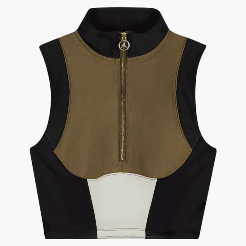 Jordan X Aleali May Cropped Top Medium Olive