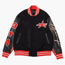 Jordan X Awake Ny Varsity Jacket University Red/black