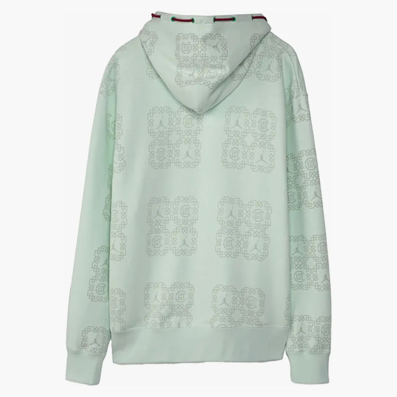 Jordan X clotan sudadera con capucha de vellón apenas verde