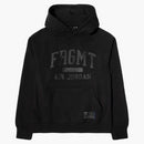 Jordan x fragment pullover hoodie black/reflective silver