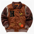 Jordan X Honor The Gift Westbrook Varsity Jacket Brown