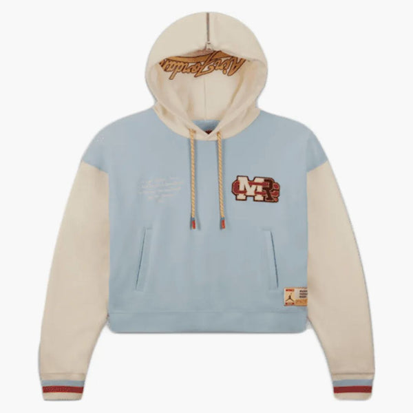 Jordan X Maison Chateau Rouge Women's Fleece Top Hoodie (asia Sizing) Blue