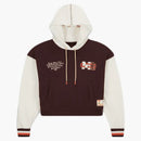 Jordan X Maison Chateau Rouge Women's Fleece Top Hoodie (asia Sizing) Brown