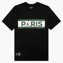 Jordan X Psg Paris Saint Germain Wordmark T-shirt Black/noble Green/white