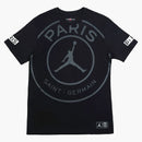 Jordan X Paris Saint-germain Logo Tee Black