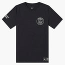 Jordan X Paris Saint-germain Logo T-shirt Black/white