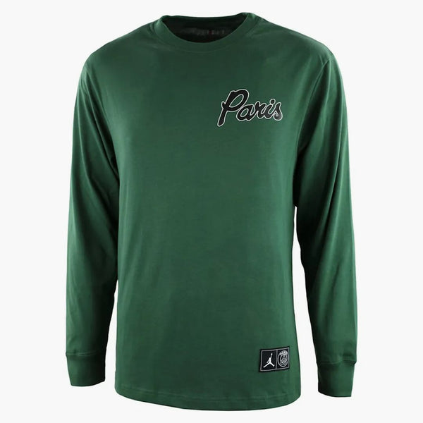 Jordan X Paris Saint-germain Long-sleeve T-shirt Noble Green