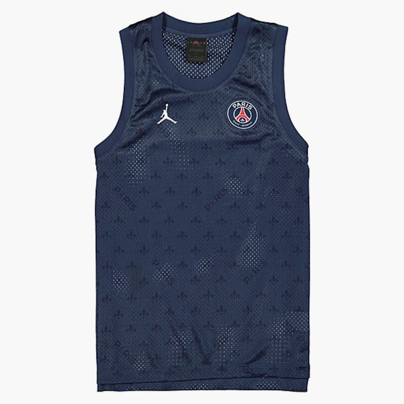 Jordan X Paris Saint Germain Psg Mesh Jersey Midnight Navy/white