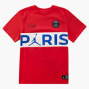 Jordan X Paris Saint-germain Wordmark Tee Red