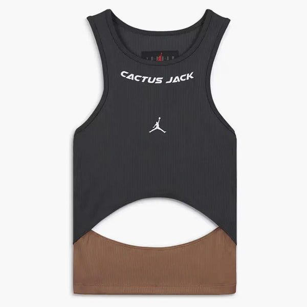Jordan X Travis Scott Cactus Jack Women's Tank Top Dark Smoke Grey