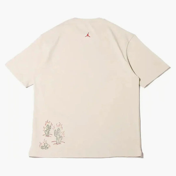 Jordan X Travis Scott Flight Graphic Tea Cream