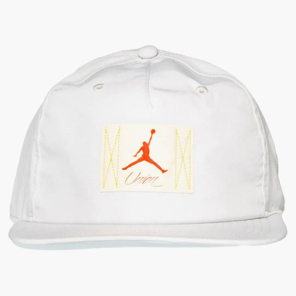 Jordan X Union Cap White Onyx/Habanero Red