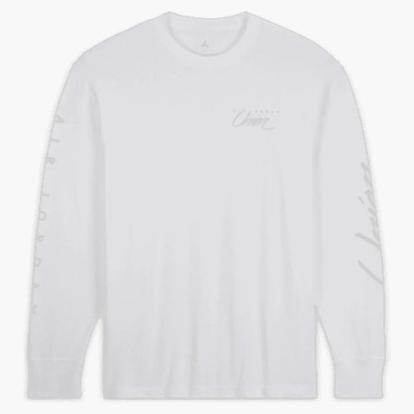 Jordan X Union MJ L/S Tee (Asie Dimenzing) bílý/šedý zákal