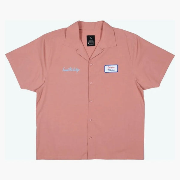 Jordan x Union Mechanic tričko Rustové růžové