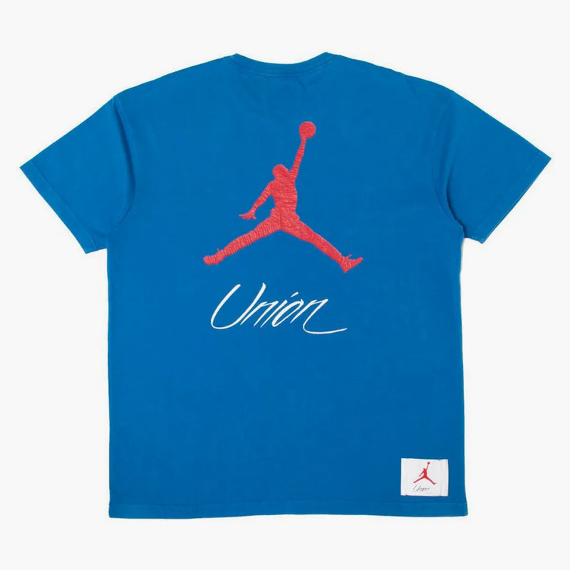 Jordan X Union Nrg Vault AJ Flight Jumpman Tea Blue