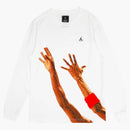 Jordan X Union la camiseta J L/S White