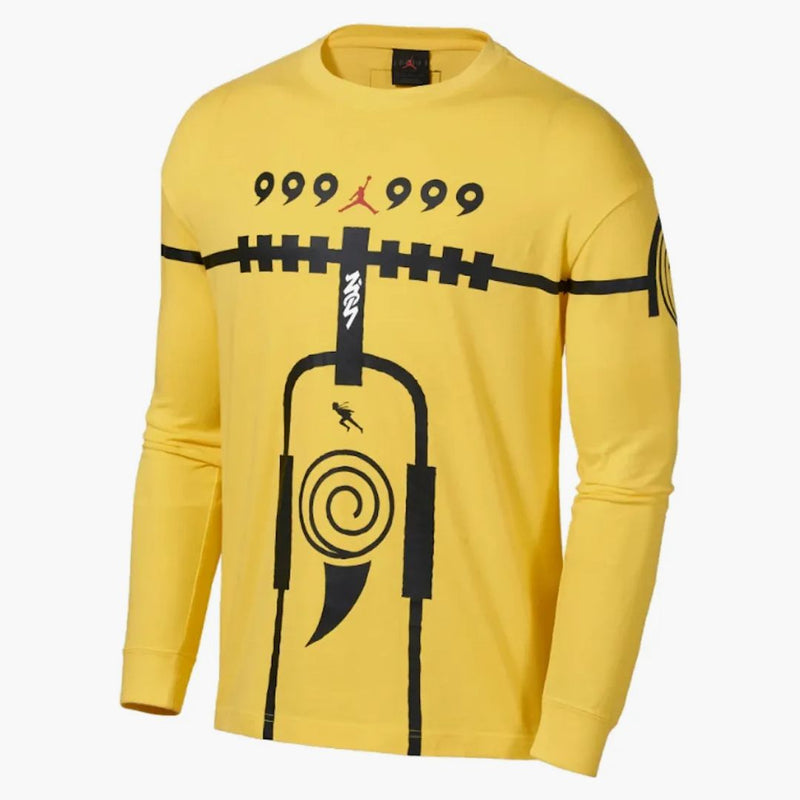 Jordan X Zion X Naruto L/s T-shirt Lemon Wash