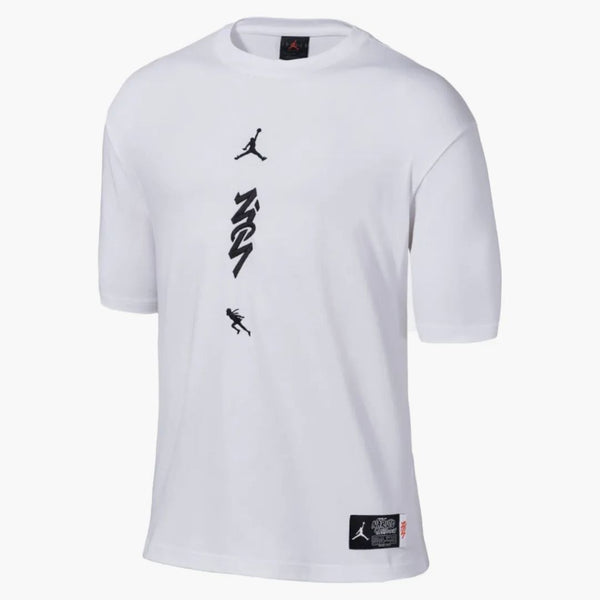 Jordan X Zion X Naruto T-shirt White