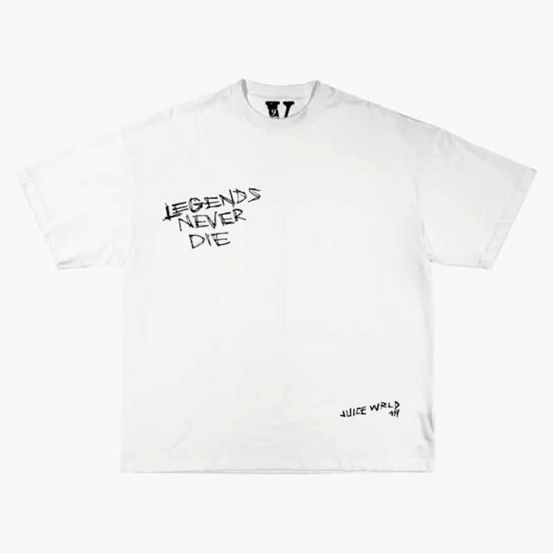 Juice Wrld X Vlone Legends Never Die T-shirt White