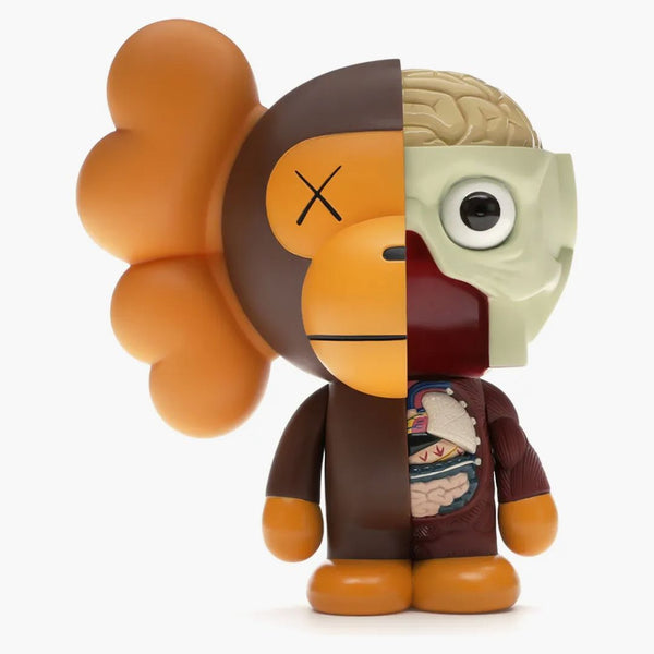 KAWS BAPE CZEKOWANY BABY MILO Winyl Figur Brown