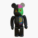 Kaws Bearbrick Dissected 100% Black