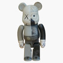 Kaws Bearbrick Dissected 100% Gray