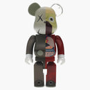 Kaws Bearbrick Dissected 400% Brown