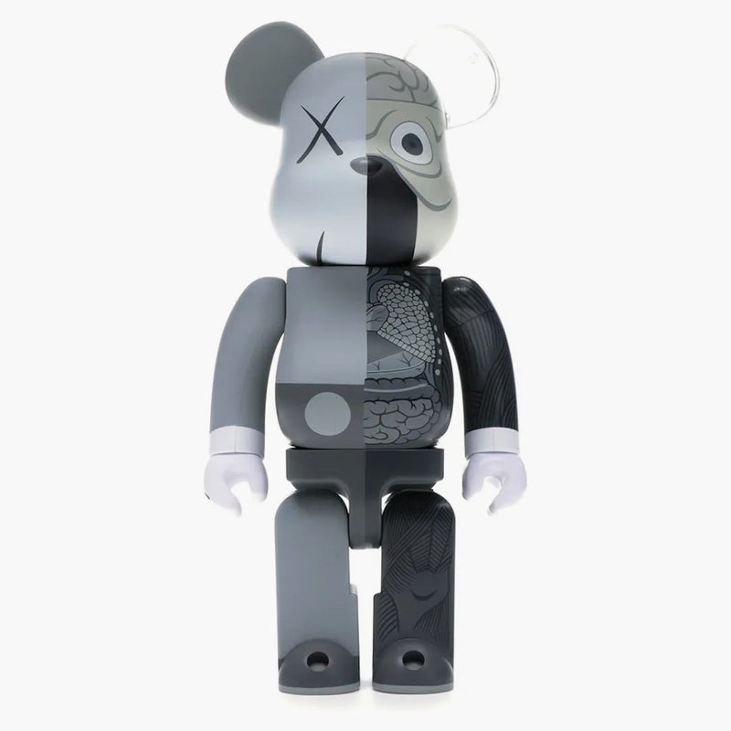 Kaws Bearbrick Dissected 400% Grey
