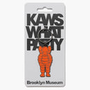 Kaws Brooklyn Museum What Party Keychain Orange