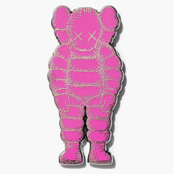 Kaws Brooklyn Museum vilken party pin rosa