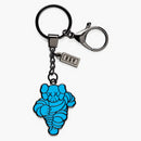 Kaws Chum Keychain Blue