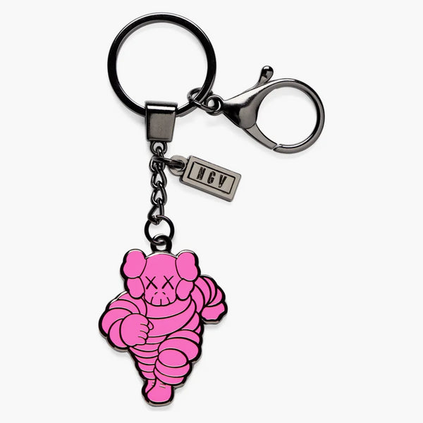 Kaws Chum Keychain Pink