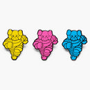 Kaws Chum Pin (Set of 3) Yellow Pink Blue