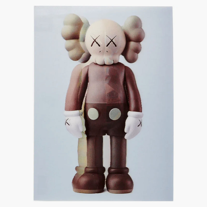 Kaws Companion Flayed Lewenticuular Postcard Brown