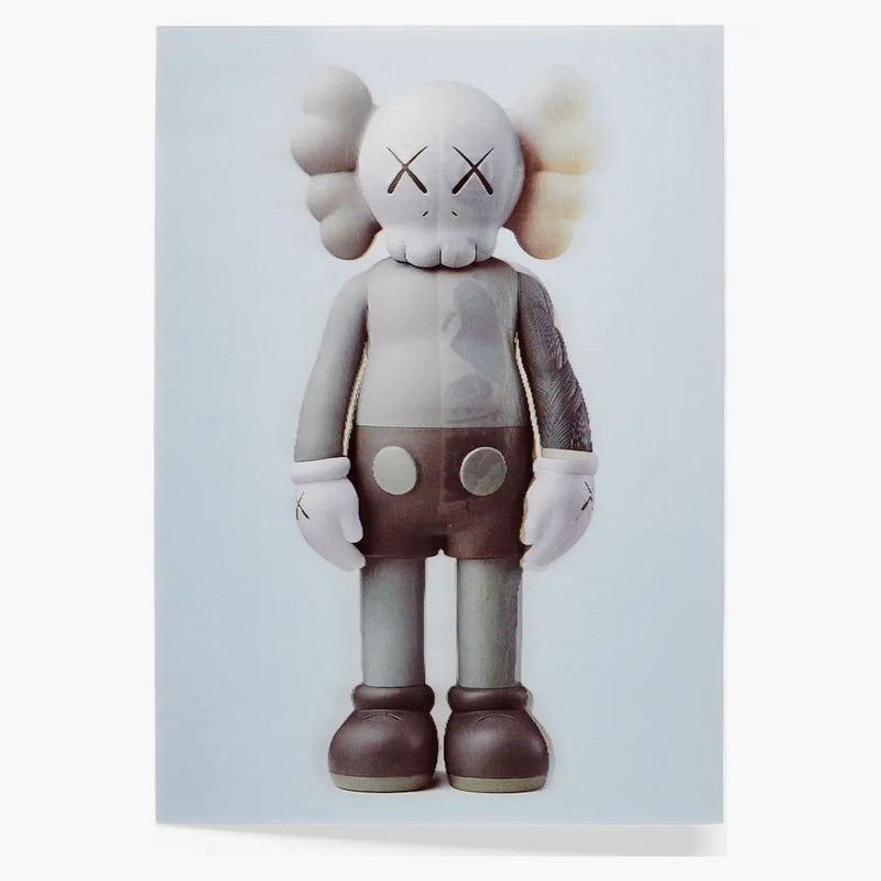 Kaws Companion Flayed Lenticular Postcard Grey