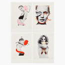 Kaws David Sims Postcard (Set of 4) Multi