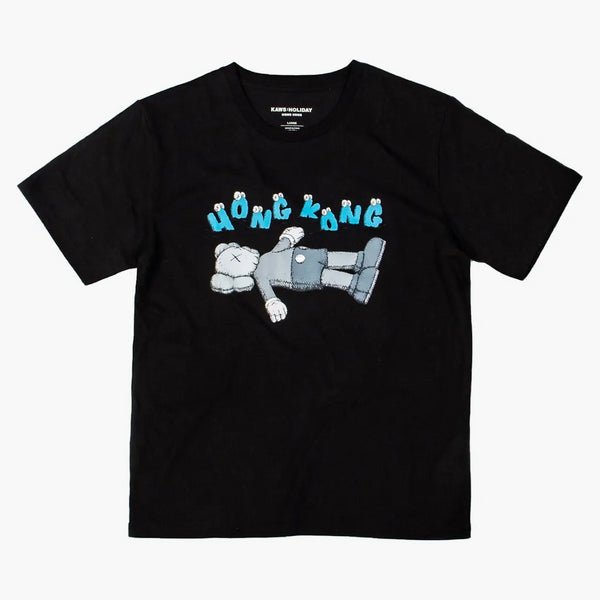 Kaws Holiday Hong Kong Tee Black