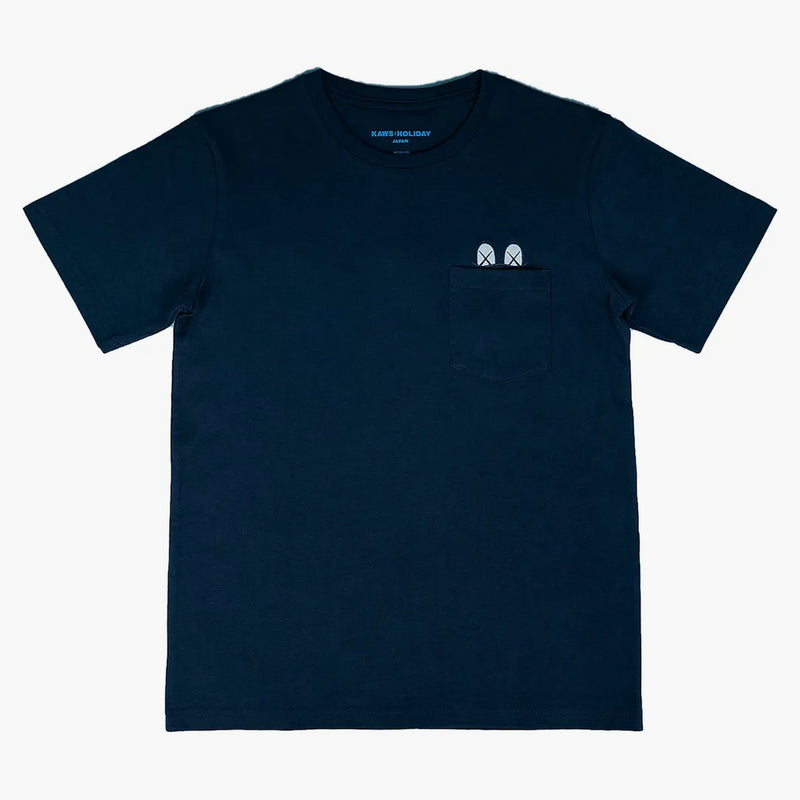 Kaws Holiday Japan Pocket T-shirt Navy