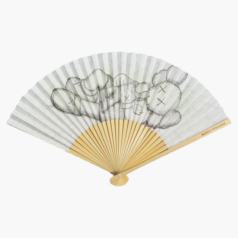 Kaws Holiday Singapore Folding Fan