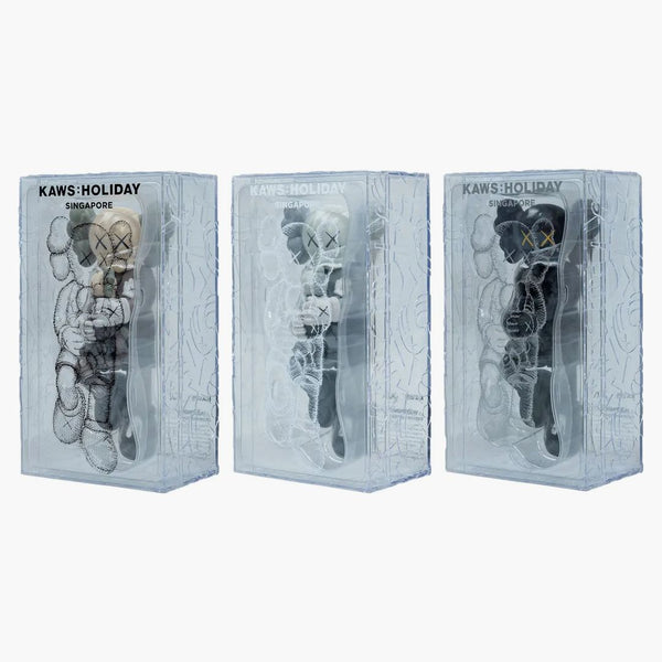Kaws Holiday Singapore Figure Set Brown/grey/black