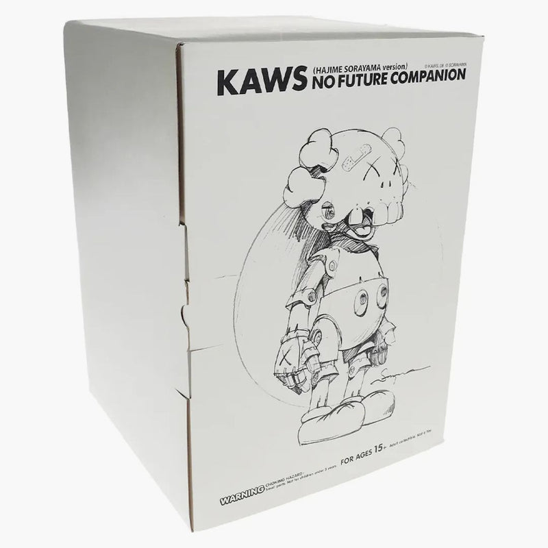 Kaws Hajime Sorayama No Future Companion Figure Silver Chrome