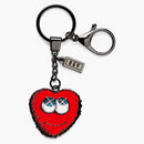 Kaws Heart Keychain Red