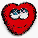 Kaws Heart Pin Red