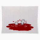 Kaws House of Voltaire Cashmere Blanket Red