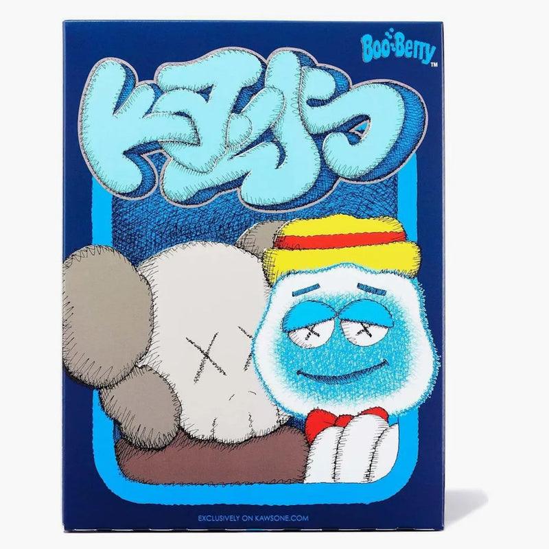 Kaws Monsters Boo Berry Cereal Limited Edition in Acrylic Case (Not Fit for Human Consumption)