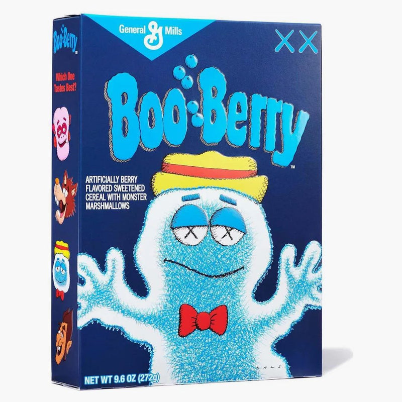 Kaws Monsters Boo Berry Cereal Limited Edition in Acrylic Case (Not Fit for Human Consumption)