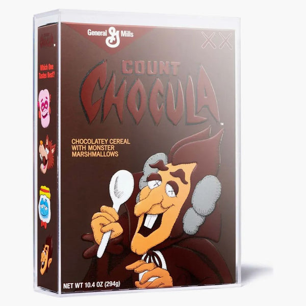 Kaws Monsters Count Chocula Cereal Limited Edition in Acrylic Case (Not Fit for Human Consumption)