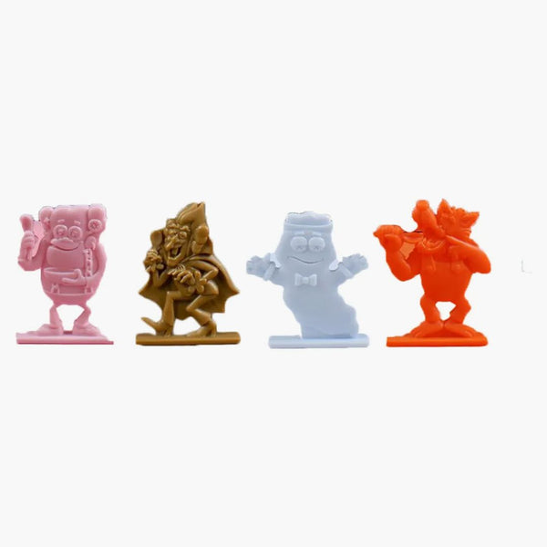 Kaws Monsters Franconia Berry Count Chocula Boo Berry Frute Brute Vinyl Figure Toys (Set of 4)
