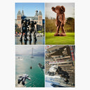 Kaws Monumental Sculptures Postcard (Set of 4) Multi