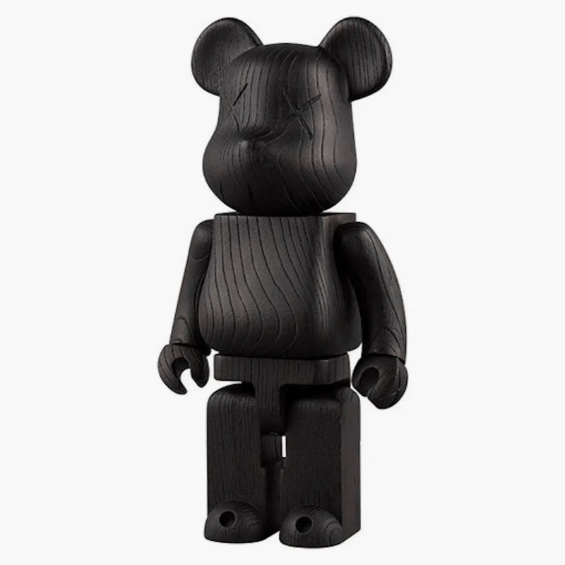 Kaws Nexusvii Wooden Bearbrick 400% Black